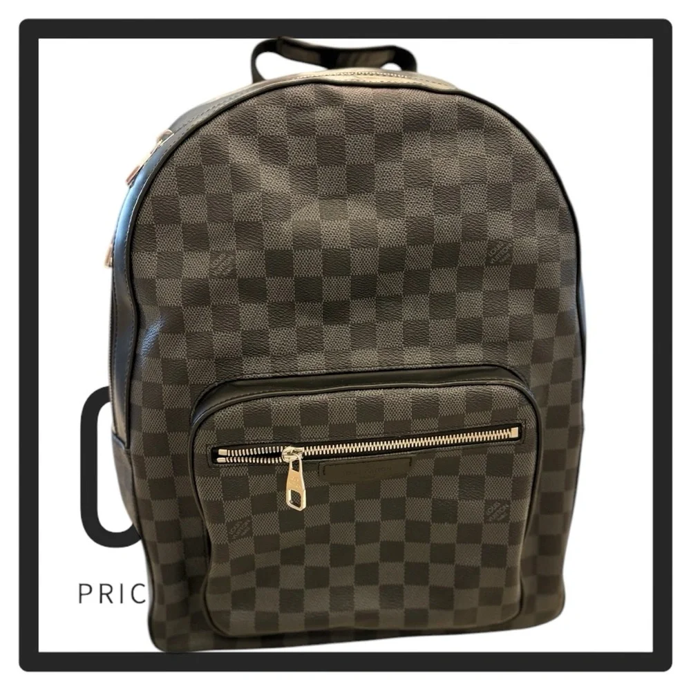 Louis Vuitton Josh‎ Backpack Leather Travel Bag